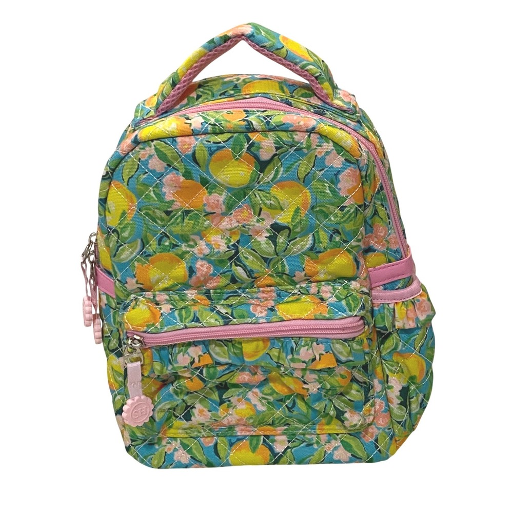Fruit Floral Print Sweet Honey Toddler Backpack Tote Insulated School‎ Travel